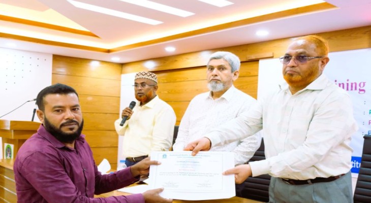 সিকৃবিতে সিকিউরিটি্ এন্ড ফায়ার সেফটি প্রশিক্ষণ