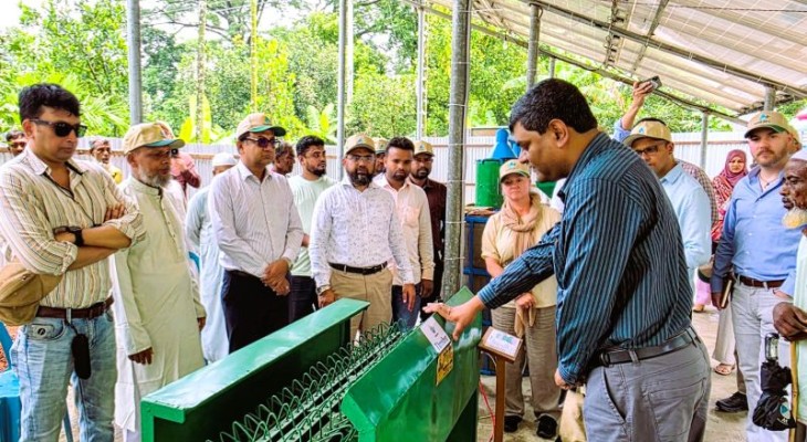 সৌরশক্তিনির্ভর কৃষি প্রযুক্তির প্রদর্শন কেন্দ্র উদ্বোধন 